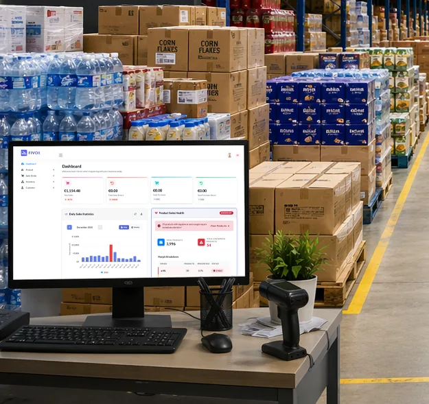 FIVOX cloud back office dashboard