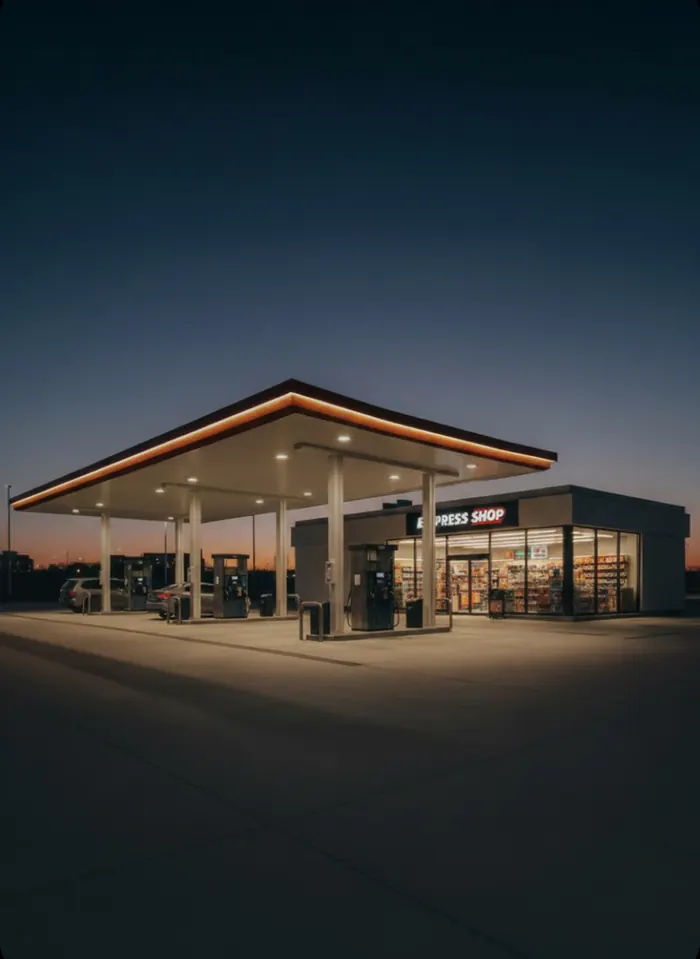 Petrol Forecourts retail using FIVOX